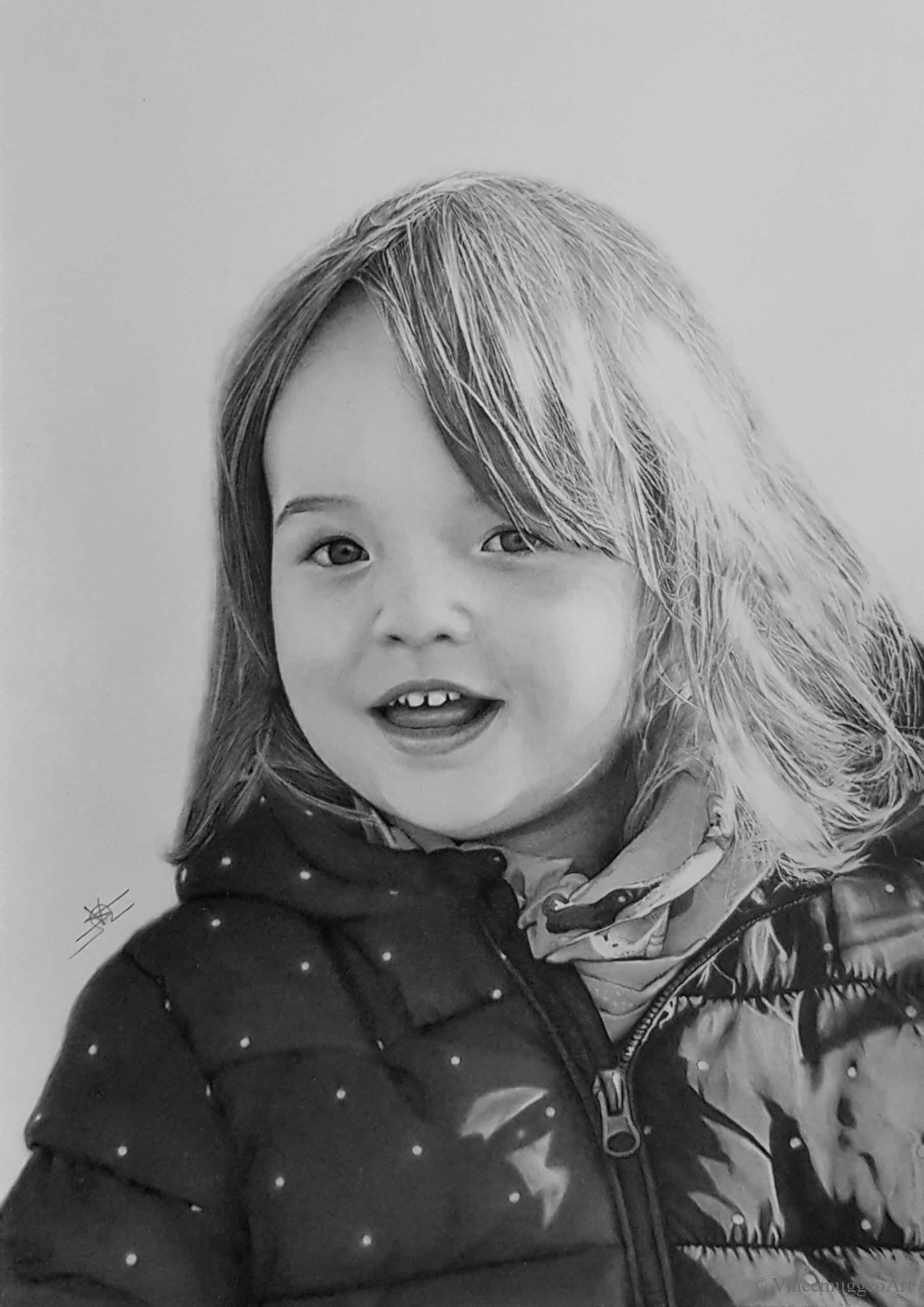Portrait Enfant Vince Muggeo Art